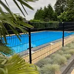 Boshuisjes Veluwe Lila Met Omheinde Tuin