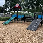 Boshuisjes Veluwe Lila Met Omheinde Tuin Дом отдыха